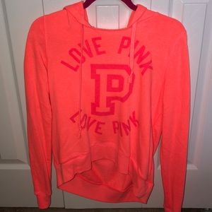 PINK NEON ORANGE HOODIE